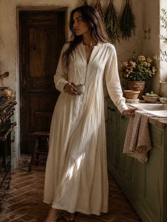 Lena Lumelsky Dresses & Skirts - Lena Lumelsky Linen Midi Dress